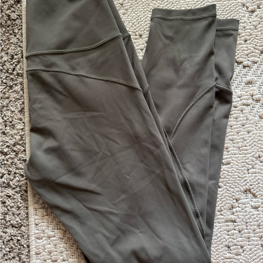 Lululemon Wunder train high rise leggings crop 23”